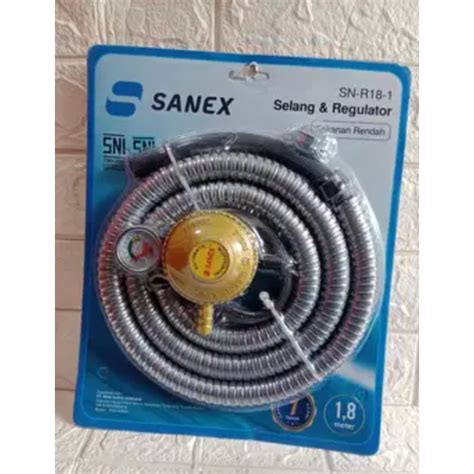 Jual SANEX SN R 18 Selang Gas Paket Regulator SNI Shopee Indonesia