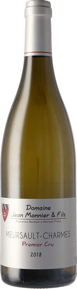 Domaine Jean Monnier Fils Meursault Les Charmes Er Cru Vinoteket