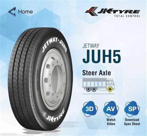 JK Jetway JUH5 Truck Tyre At Rs 23800 Piece JK 1000 20 Tyre In New