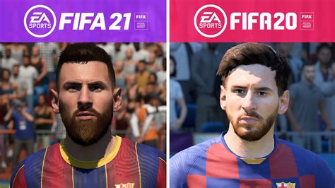 Fifa 21 Vs Fifa 20 Graphics Comparison Ps4 Pro Youtube