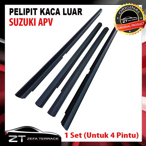 Jual 1 Set Karet Pelipit Kaca Luar Suzuki APV Weather Strip Pelipit Lis