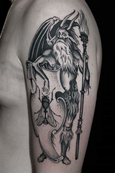 Beelzebub tattoo | Tattoos, Tattoo maker, Black and grey tattoos