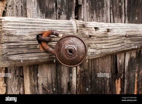 Old Rusty Padlock Stock Photo Alamy