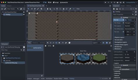 Hex Tilemap Shows Ysorting Artifacts Along Edge Of Viewport At X 0 0 · Issue 74257