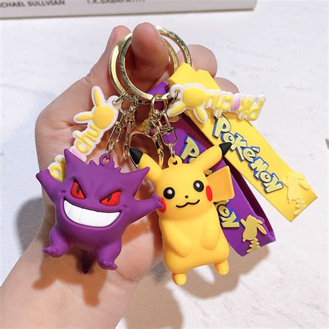 Jual Gantungan Kunci Pokemon Pikachu PVC Shopee Indonesia