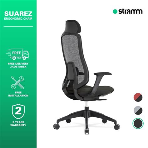 Jual Kursi Kantor Ergonomis Stramm Suarez I Shopee Indonesia