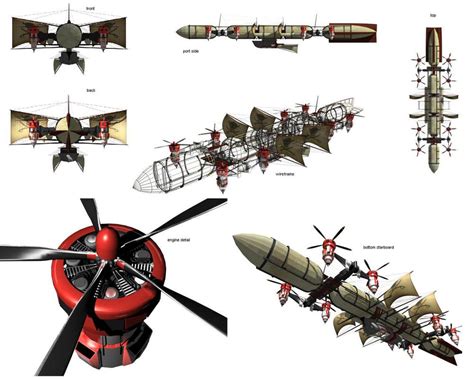 Fantasy - style Airship by Claevius on DeviantArt