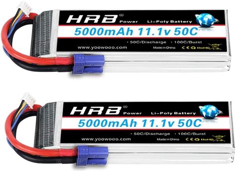 Amazon Hrb V Mah C Ec Lipo Battery Compatible With Rc