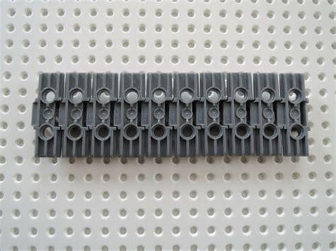 Lego Technic 10 X Kettenglied Baggerkette Raupe 57518 Neu Dunkelgrau EBay