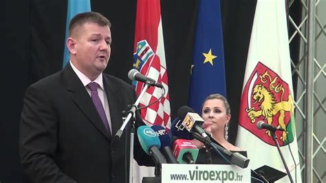 Viroexpo 2016 Ivica Kirin gradonačelnik Virovitice YouTube