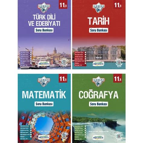 11 Sınıf Iceberg Matematik Edebiyat Tarih Coğrafya Soru Kitabı