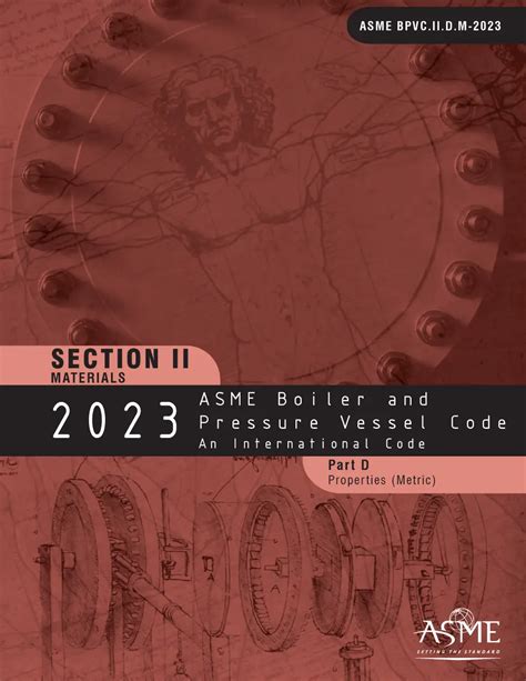 Asme Section Ii Part D Metric Pdf Engineering Standards Store