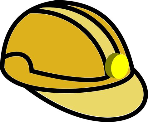 helmet mining mine - Openclipart