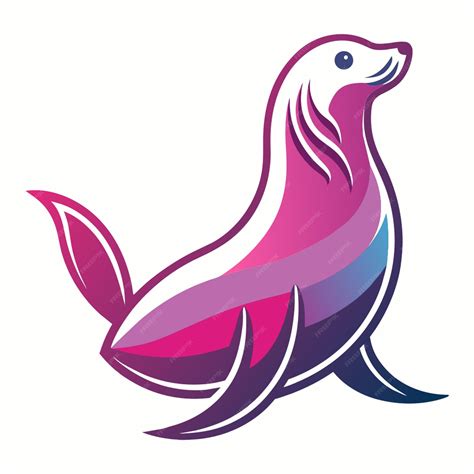 Premium Vector Sea Animals Sea Lion Vector Illustration Flat 2