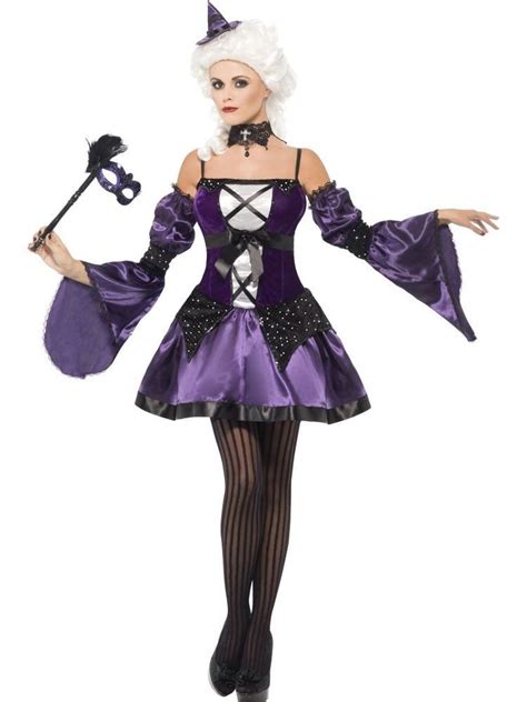 Sm25436 Witch Masquerade Fancy Dress Costume Masquerade Fancy Dress