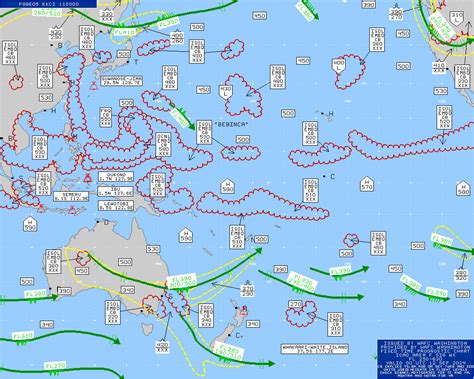 Australia / Asia / Pacific Turbulence Maps - Turbulence Forecast