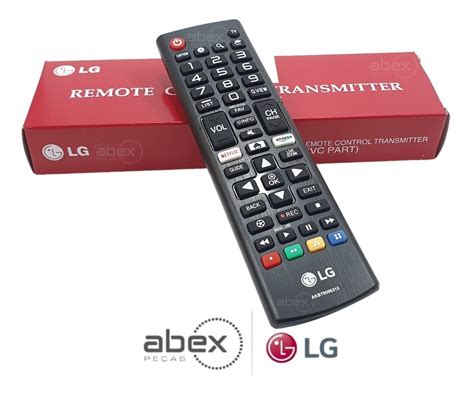 Controle Remoto Tv Lg Smart Polegadas Abex Pe As