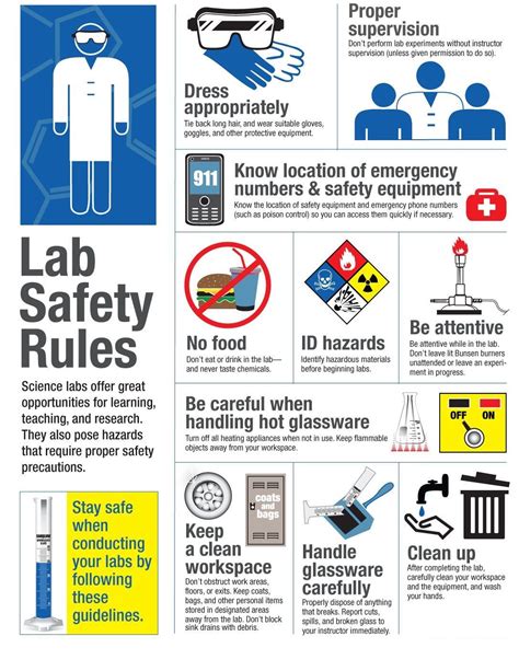 The Image Will Help You To Know What Lab Safety Rules Are And What You