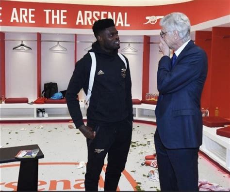 Thomas Partey Finally Meets Arsene Wenger Years After Joining Arsenal