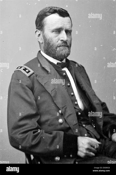 Portrait Of President Ulysses S Grant Th President Of