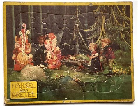 Michael Myerberg’s Hansel And Gretel Jigsaw Puzzle 1954 Rko Animated Movie Ebay