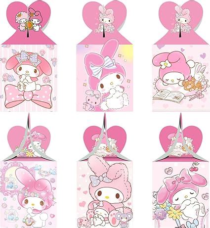 ARHAVI 12 Cajas De Regalo Para Fiesta De My Melody Suministros Para