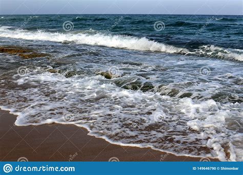 Costa Del Mar Mediterr Neo En Israel Foto De Archivo Imagen De Norte