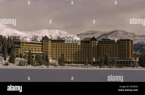 Fairmont chateau lake louise winter Stock Videos & Footage - HD and 4K ...