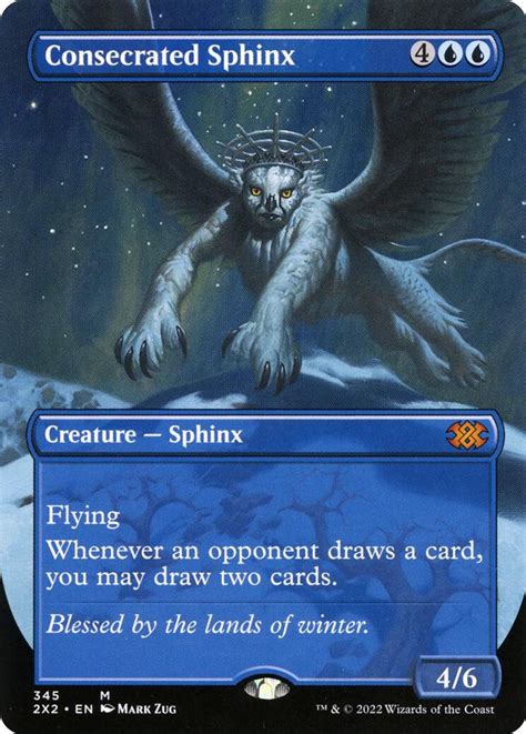 Consecrated Sphinx Borderless Double Masters 2022 Magic The