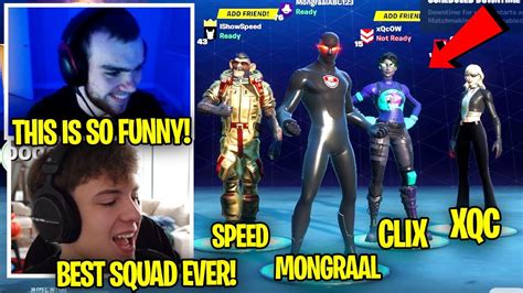 Mongraal Joins Speed Clix And Xqc To Make The Best Funniest Squad