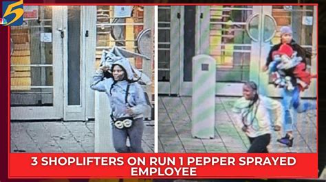 3 Shoplifters On Run 1 Pepper Sprayed Employee In Wolfchase Youtube