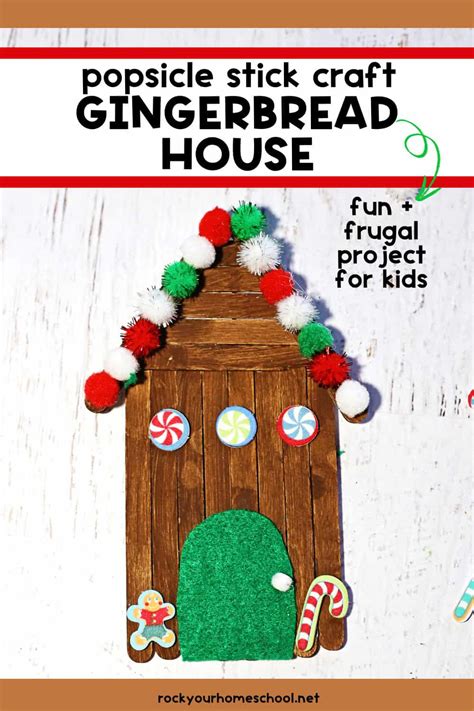 Popsicle Stick Gingerbread House How To Make This Holiday Craft Rock