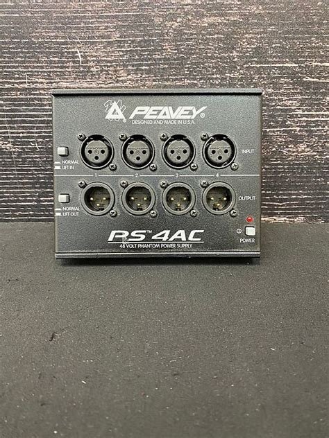 Peavey Ps Ac Phantom Power Supply Huntington Ny Reverb