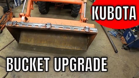 Kubota La402 Loader Bucket Lifting D Ring Install Youtube