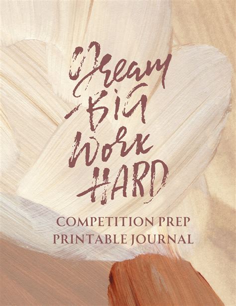 PDF Bodybuilding Fitness Competition Prep Printable Journal & - Etsy