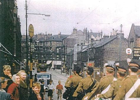 The HLI Marching On Maryhill Road Glasgow Towards Bilsland Drive ...