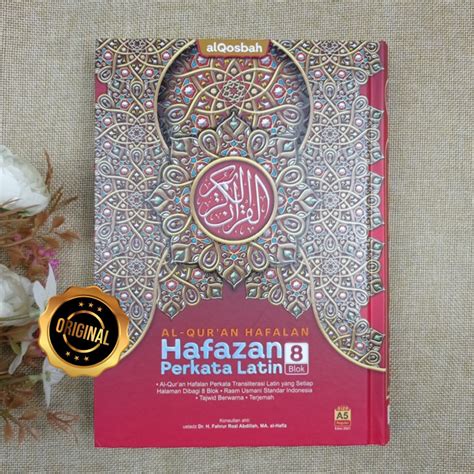 Al Quran Hafalan Hafazan Perkata Latin 8 Blok Transliterasi Tajwid A5