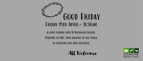 Easter Friday 2022 Godstone Baptist Church