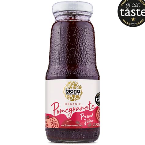 Biona Organic Pure Pomegranate Juice L Ethical Superstore