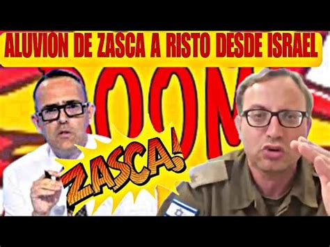 Risto Mejide Recibe Una Lluvia De Zascas Del Portavoz Israel Youtube