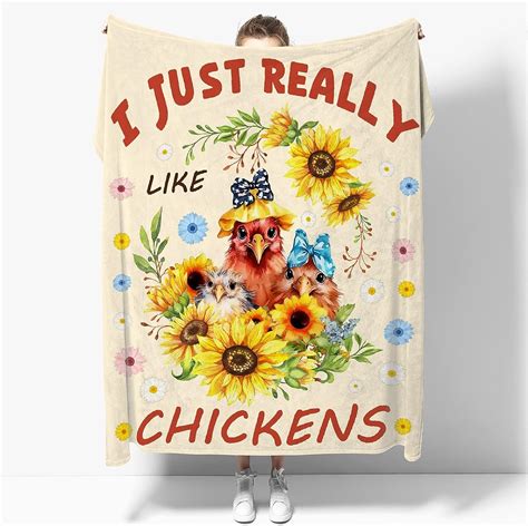 Chicken Blanket T For Girl Women I Just Really Like