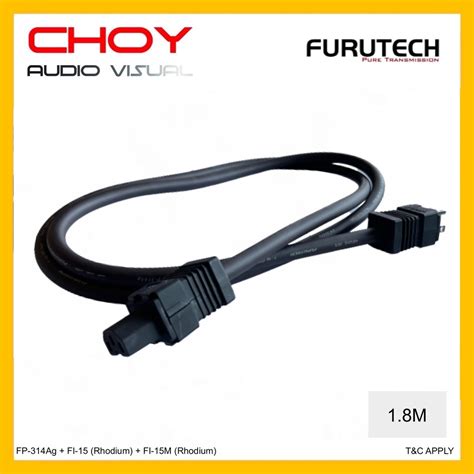 Furutech Fp Ag Power Cord M With Fi Rhodium Fi M