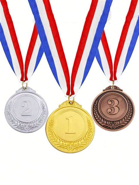 Goud Zilver Brons Award Medailles E E E Plaats Medailles Voor