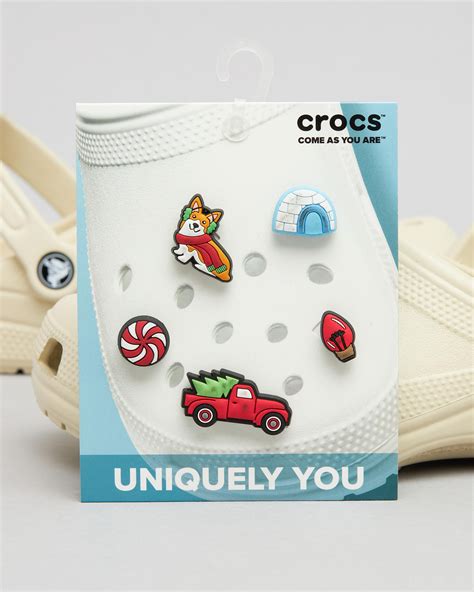 Crocs Xmas Jibbitz 5 Pack In Multi Free Shipping And Easy Returns City Beach United States