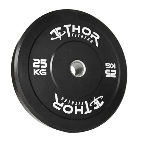 Thor Fitness Bumper Weight Plates Completely In Rubber 50mm Thor Fitness