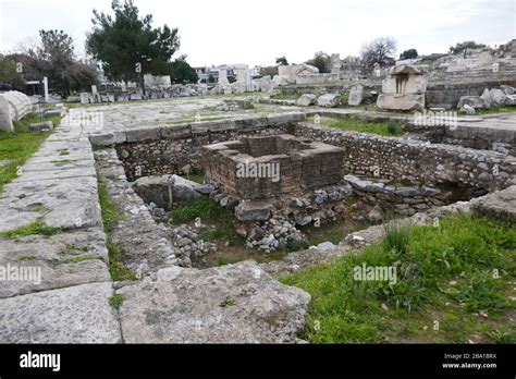 archaeological site of eleusis Stock Photo - Alamy