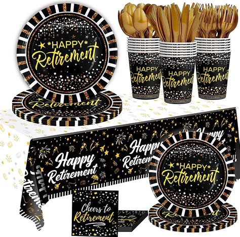 Amazon Happy Retirement Party Decorations Supplies Total 169pcs