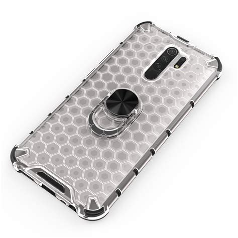 For Xiaomi Redmi Shockproof Honeycomb Pc Tpu Ring Holder Protection