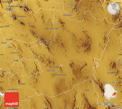 Physical Map Of Camargo