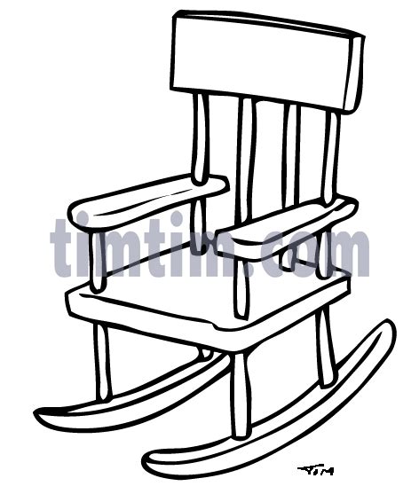 Rocking Chair Drawing At Getdrawings Free Download